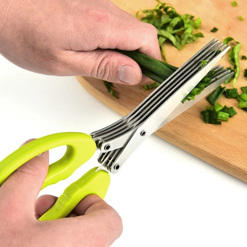 Kitchen Gadgets Products - Muti-Layers Kitchen Scissors Stainless Steel Vegetable