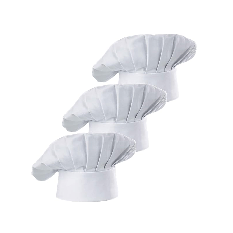 Kitchen Gadgets Products - 3pcs Chef Hat Adult Adjustable Elastic