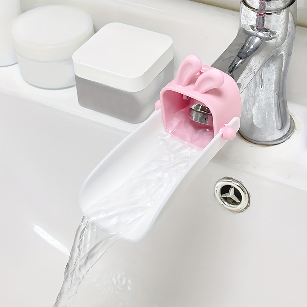 Kitchen Helper Gadgets - 3pcs Rabbit Faucet Extender PP Material