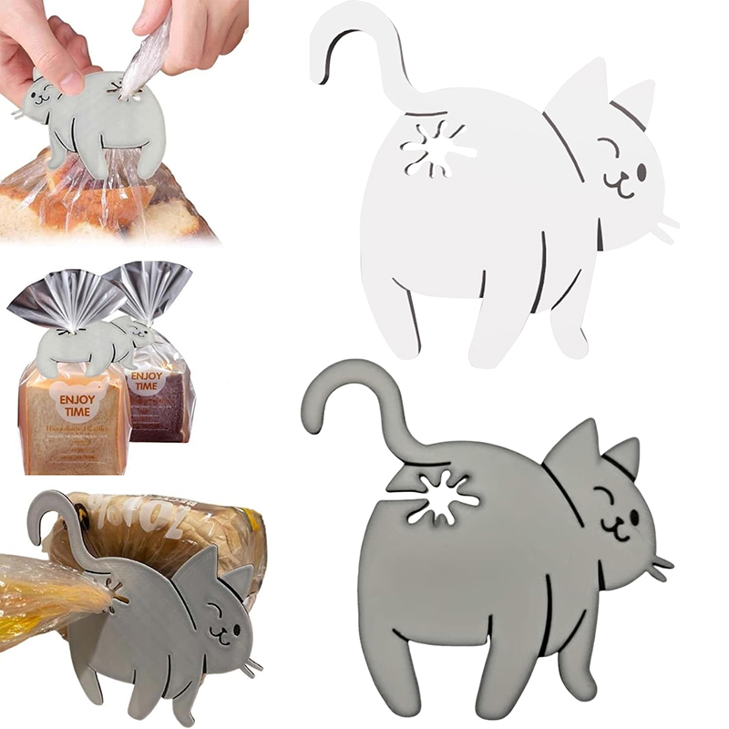 Funny Cat Butt Bread Clip 3D P - огляд і ціна Kitchen Gadgets Novelty