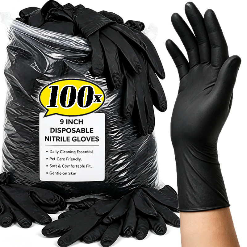 2/100PCS Disposable Black Glov - огляд і ціна Kitchen Gadgets Novelty