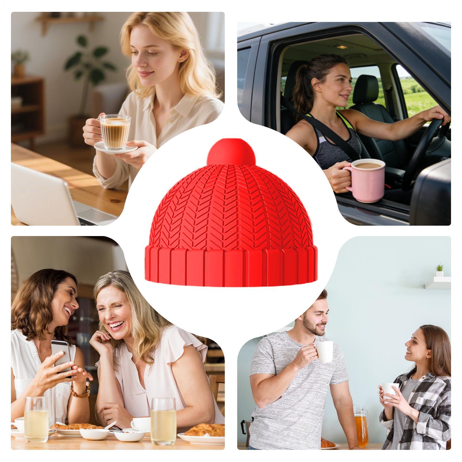 Silicone Cup Covers Hat Design - огляд і ціна Kitchen Gadgets Design