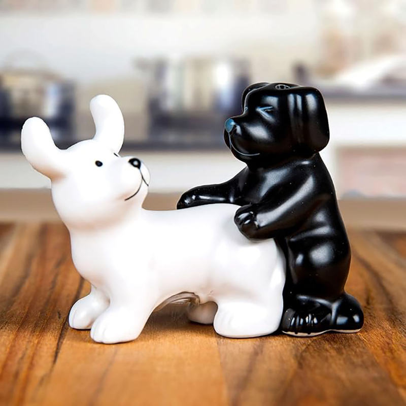Black And White Ceramic Dog Sa - огляд і ціна Kitchen Gadgets Novelty