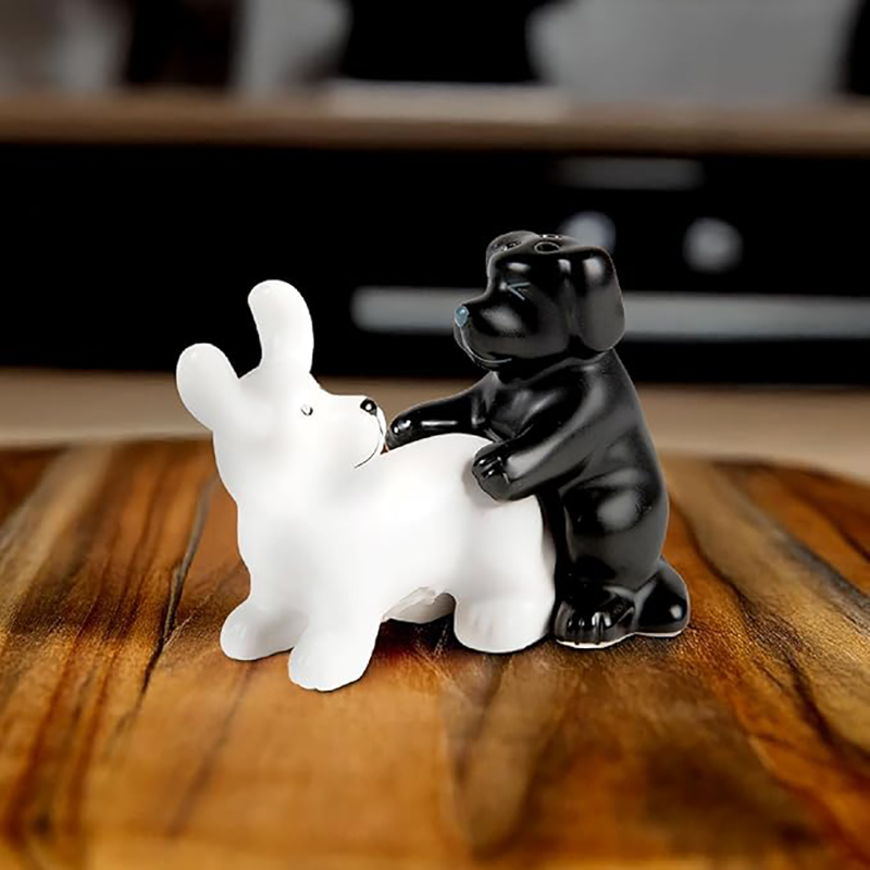 Black And White Ceramic Dog Sa - огляд і ціна Kitchen Gadgets Novelty