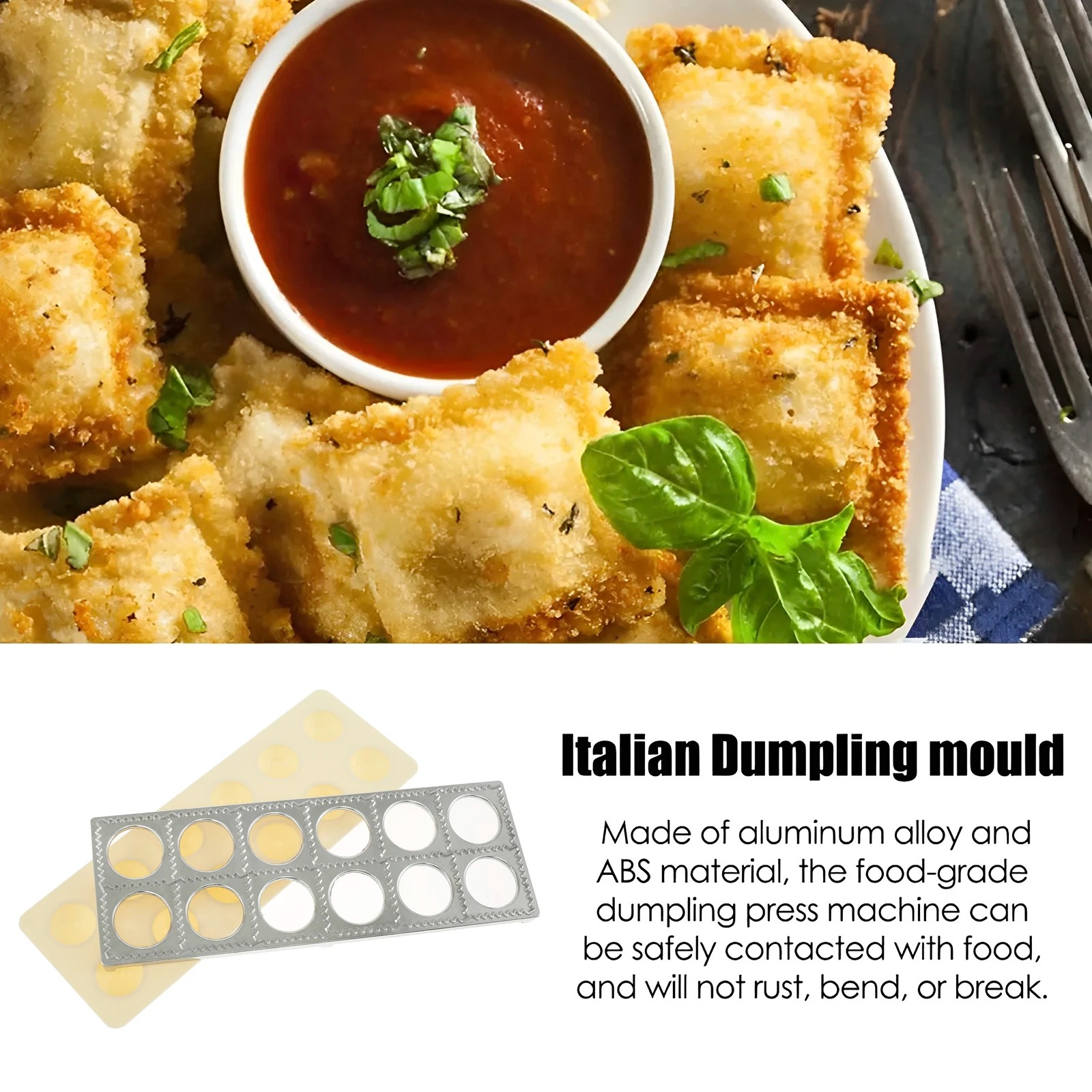 Dumpling Mold 12 Holes Ravioli - огляд і ціна Kitchen Gadgets Products