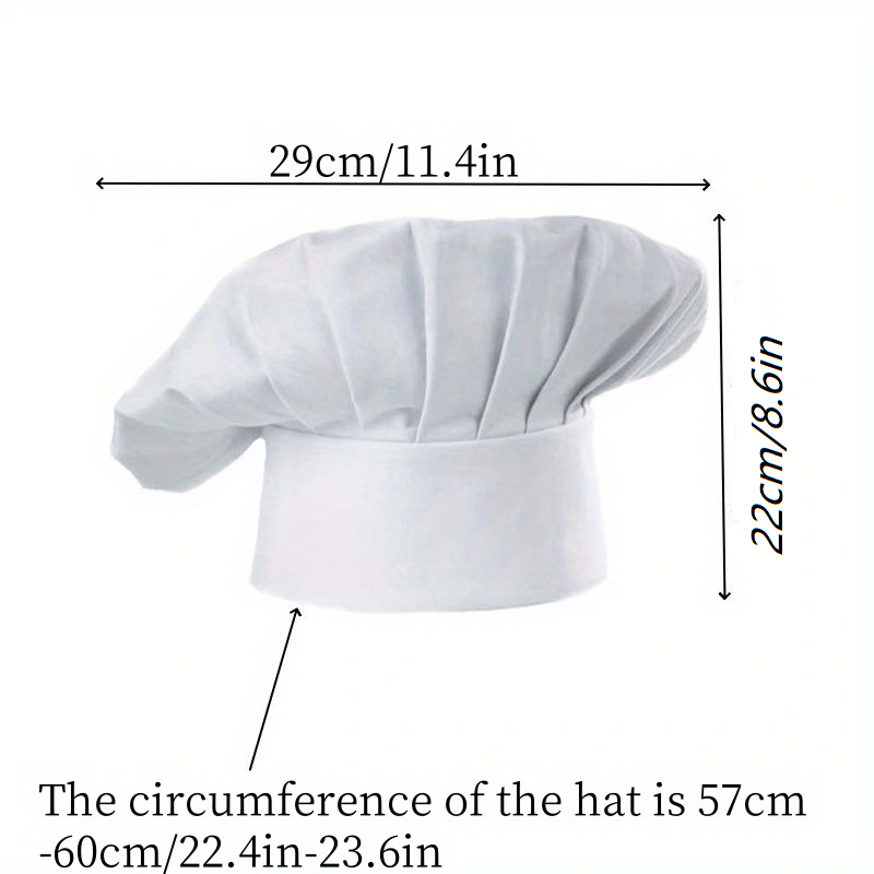 3pcs Chef Hat Adult Adjustable - огляд і ціна Kitchen Gadgets Products