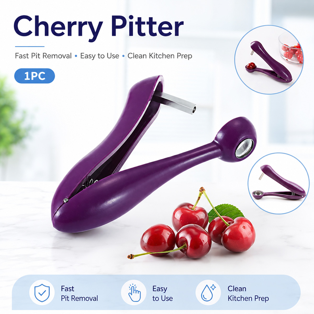 Cherry Kernel Remover Handheld - огляд і ціна Cherry Pitter Tool