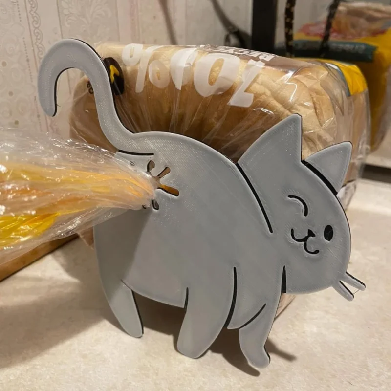 Bag Clips 3d Printed Cat Butt  - огляд і ціна Kitchen Gadgets Novelty