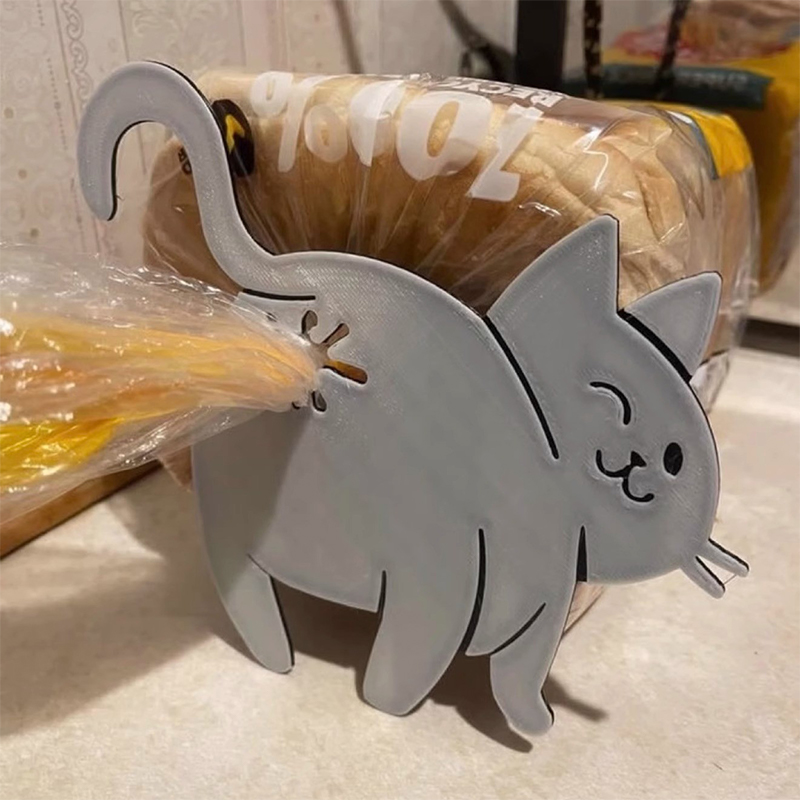 2pcs 3D Cat Butt Bread Bag Cli - огляд і ціна Kitchen Gadgets Novelty