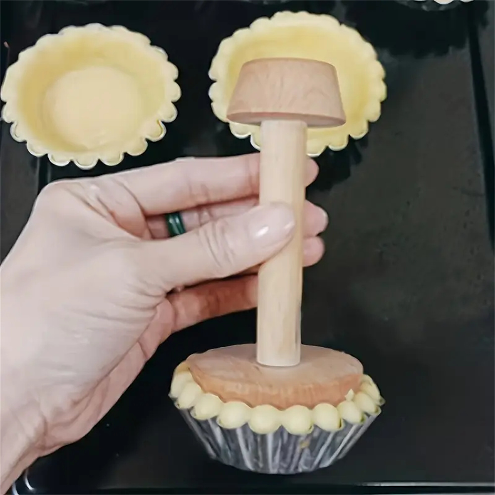Premium Wooden Egg Tart Mold D - огляд і ціна Kitchen Gadgets For Cooking