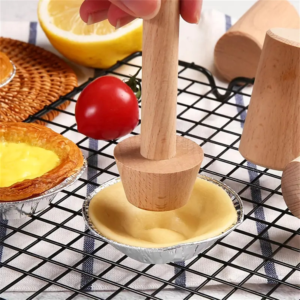 Premium Wooden Egg Tart Mold D - огляд і ціна Kitchen Gadgets For Cooking