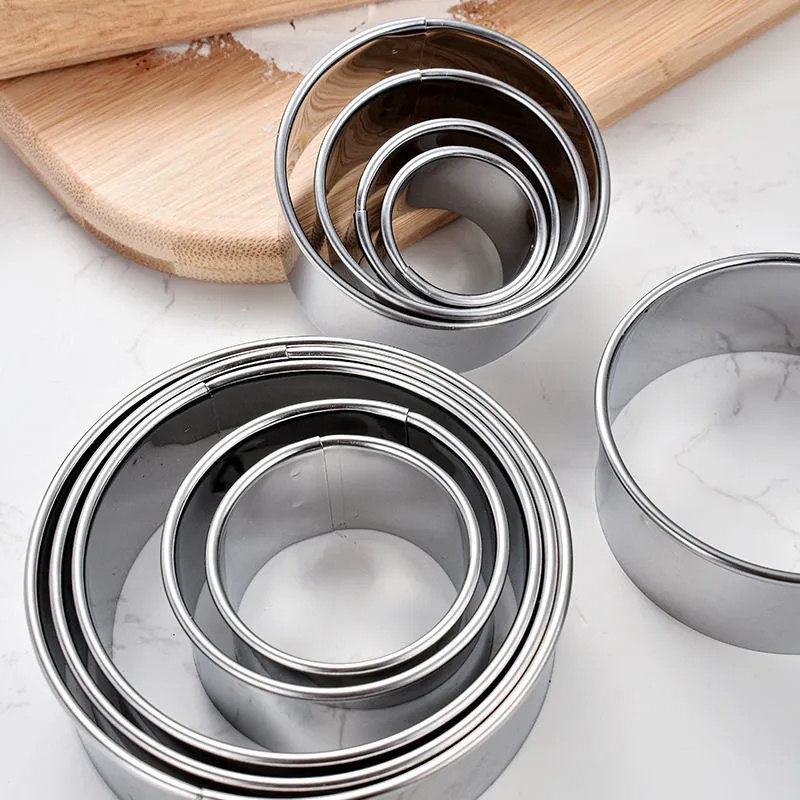 5PCS Round Stainless Steel Bis - огляд і ціна Kitchen Gadgets For Cooking