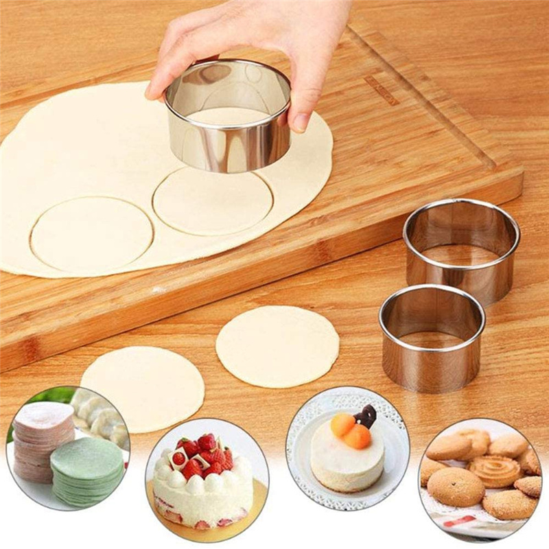 5PCS Round Stainless Steel Bis - огляд і ціна Kitchen Gadgets For Cooking